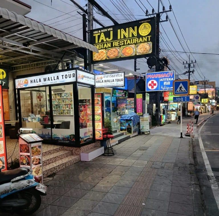 Hala Walla Tour shop on Rat Uthit Road, Patong, Phuket