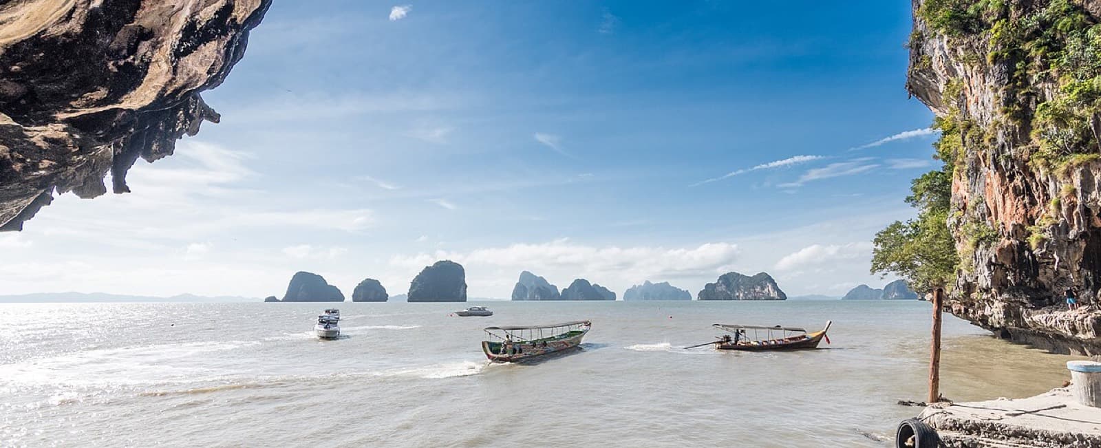 Limestone islands in Phang Nga Bay