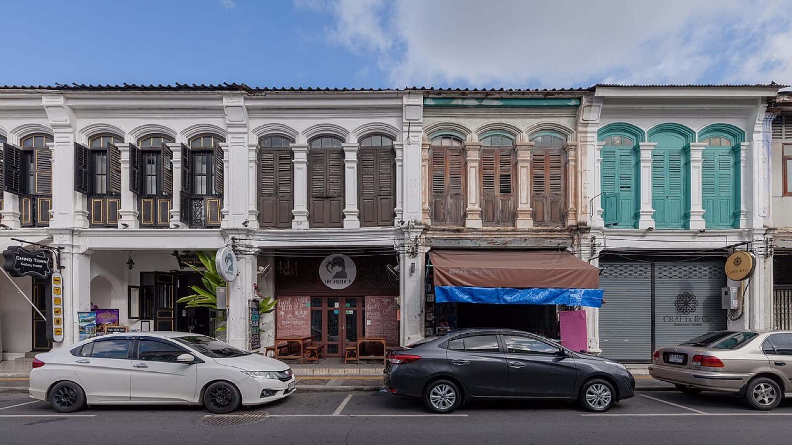 Sino-Portuguese shophouses in Old Phuket Town